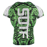T shirt boxe snake vert, vue arrière