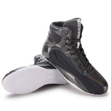 Chaussures de boxe basse ultra gris, vue 3D