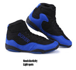 Chaussure de boxe anglaise basse, coloris bleu, collection Boxer