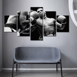 Tableau de boxe 5 pièces Mike Tyson
