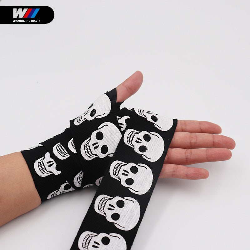 Bandage boxe <br> TETE DE MORT (Noir)
