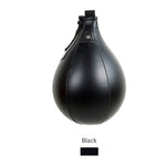 Poire boxe en cuir, couleur noire