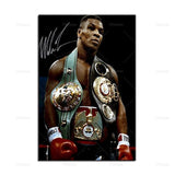 Tableau boxe Mike Tyson signature
