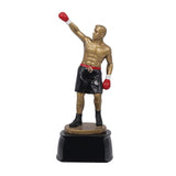 Trophée boxe statuette boxeur en bronze