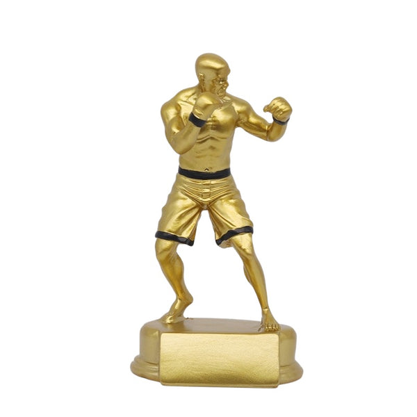 Trophée Boxe Homme Résine Bronze antique 2 tons FS-52535