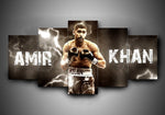 Tableau boxe Amir Khan (5 pièces)